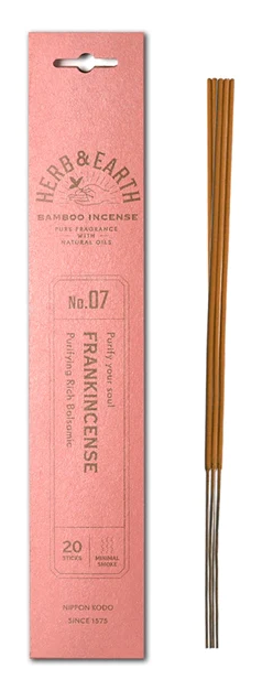Herb & Earth Incense FRANKINCENSE 20 stick packet - HERB & EARTH