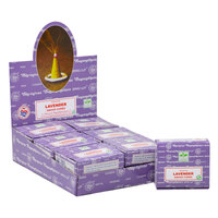 Satya Cones LAVENDER BOX of 12 Packets