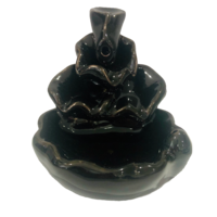 Ceramic Backflow Cone Burner BLACK WATERFALL A