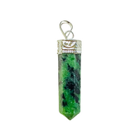 Crystal Pendant Cap Pencil RUBY ZOISITE