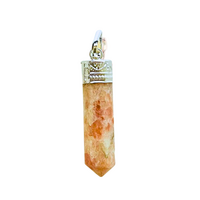 Crystal Pendant Cap Pencil SUNSTONE