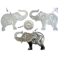 Mobile Bunting Banner SILVER ELEPHANTS