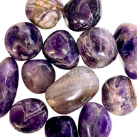 Silverstone Tumbled Stones AMETHYST 100g with Explanation Card