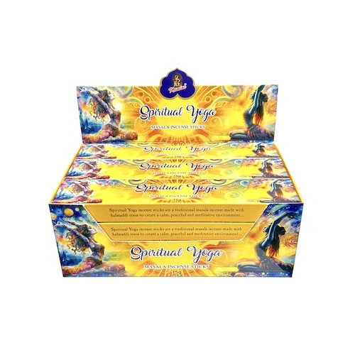 Kamini Incense SPIRITUAL YOGA 15g BOX of 12 Packets