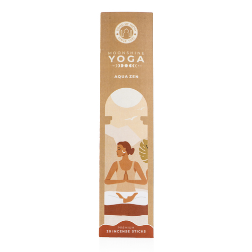 Moonshine Yoga Incense Stick AQUA ZEN 20 stick pouch