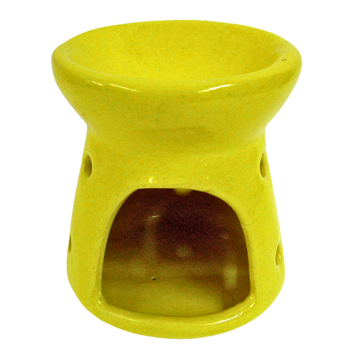 Ceramic Oil Burner YELLOW Small 9cm