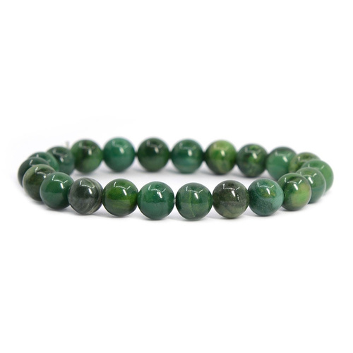 Crystal Bead Bracelet AFRICAN JADE 8mm Small