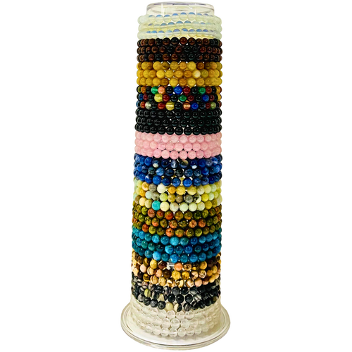 Crystal Bead Bracelet DISPLAY TOWER Clear