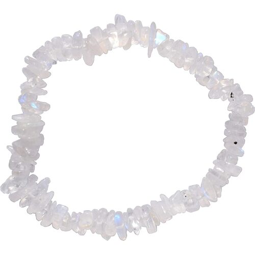 Crystal Chip Bracelet RAINBOW MOONSTONE