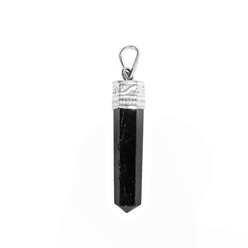 Crystal Pendant Cap Pencil BLACK TOURMALINE