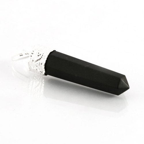 Crystal Pendant Cap Pencil BLACK OBSIDIAN