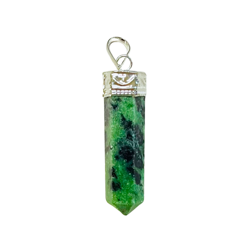 Crystal Pendant Cap Pencil RUBY ZOISITE