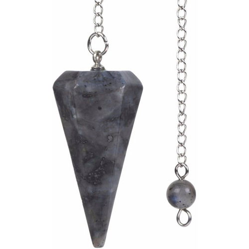 Gemstone Pendulum LAVAKITE with Ball and Chain