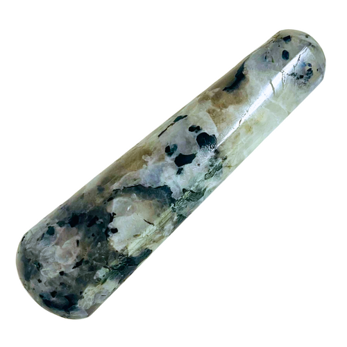 Crystal Massage Wand RAINBOW MOONSTONE