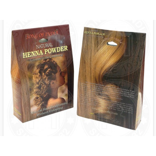 Song of India COLOURLESS NATURAL HENNA POWDER 300g