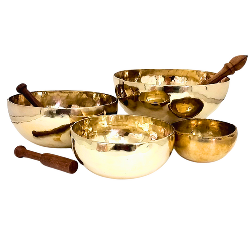 Tibetan Singing Bowl with stick 1200g-1299g