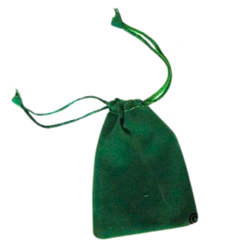 Velvet Drawstring Pouch GREEN